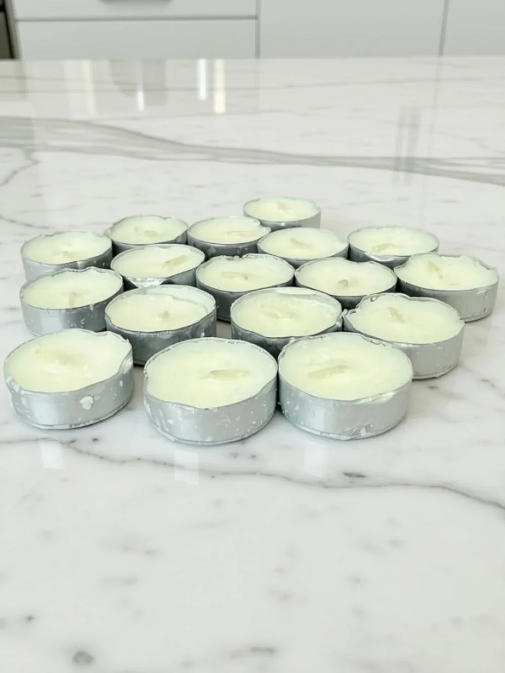 45 White Tealights Unscented